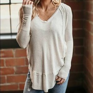 Free People - Catalina waffle knit Thermal